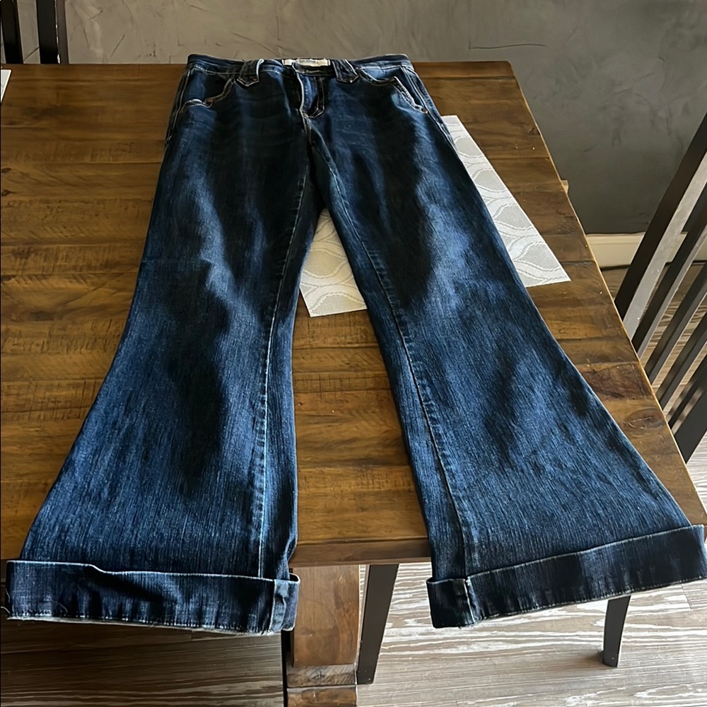 Dark Blue Rock&Roll Western Trouser Jeans